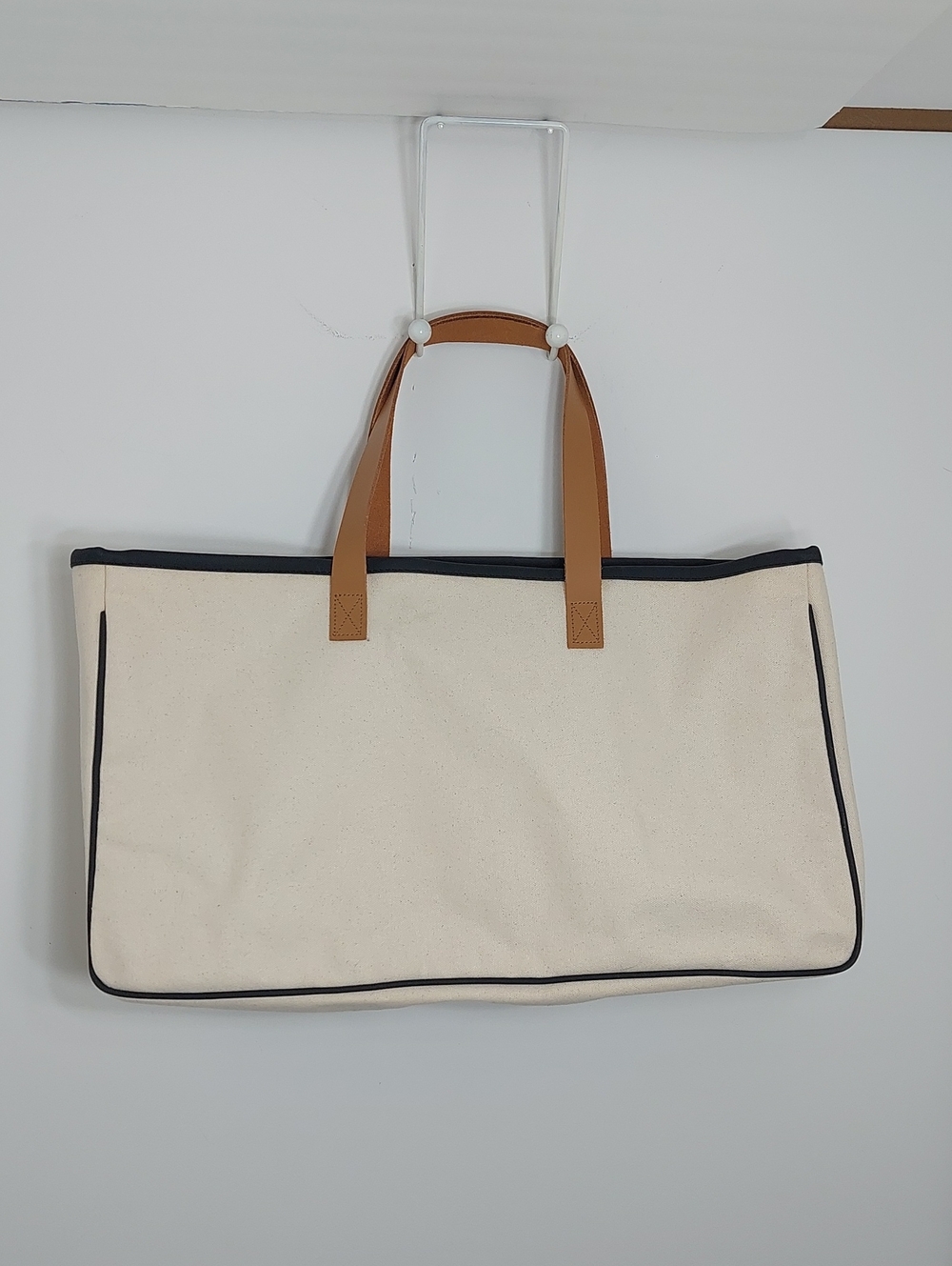 Santa Barbara Beach Please Large Canvas Tote Bag - Picture 5 of 11